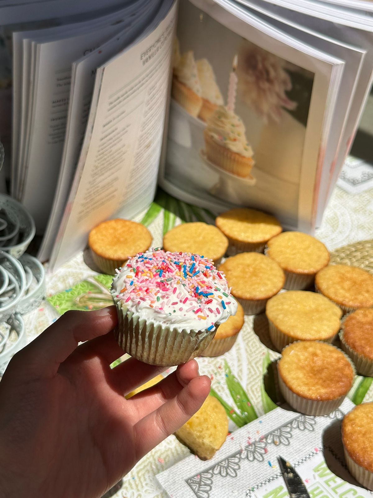 Fluffy Vanilla Cupcakes