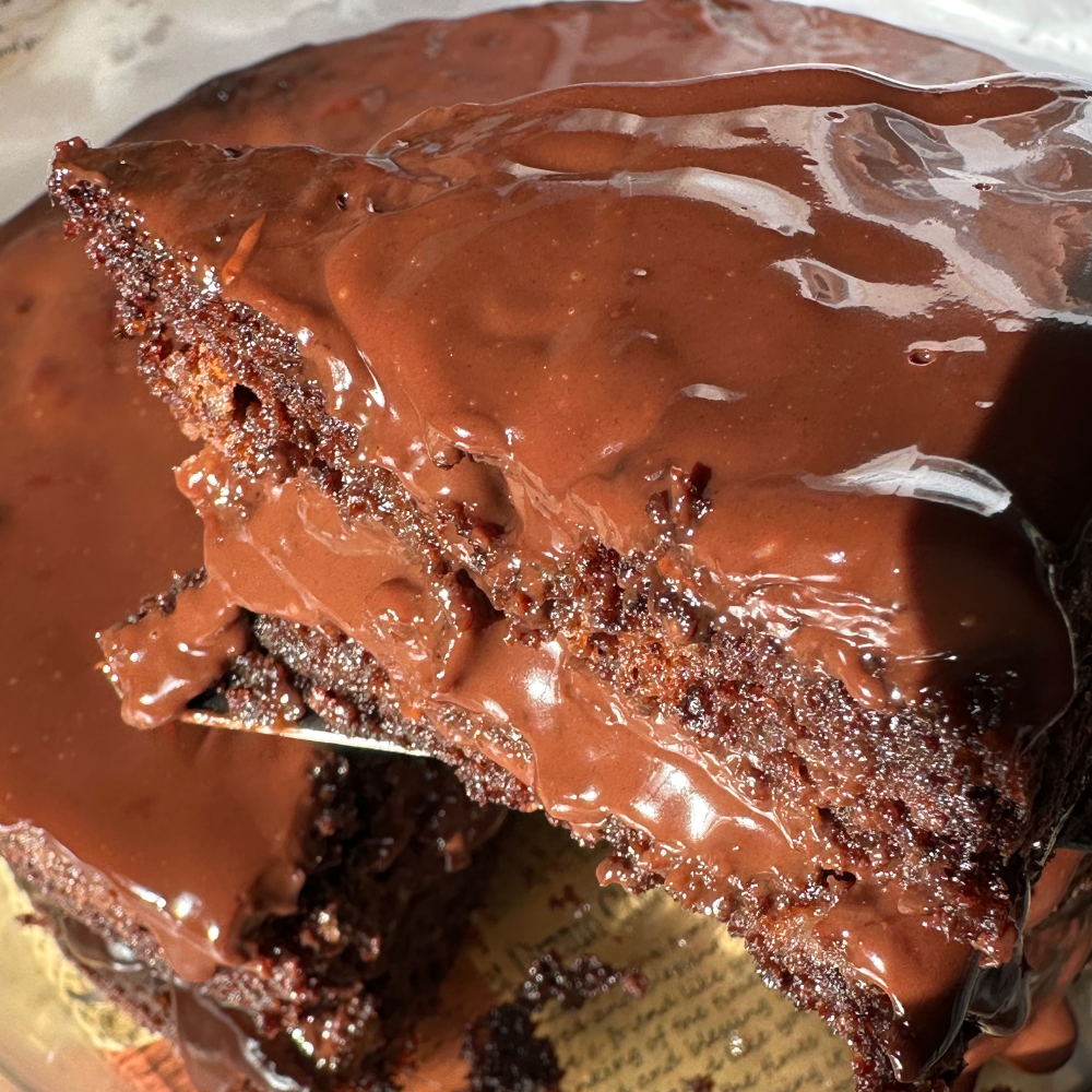 Vegan Chocolate Fudge Cake Recipe