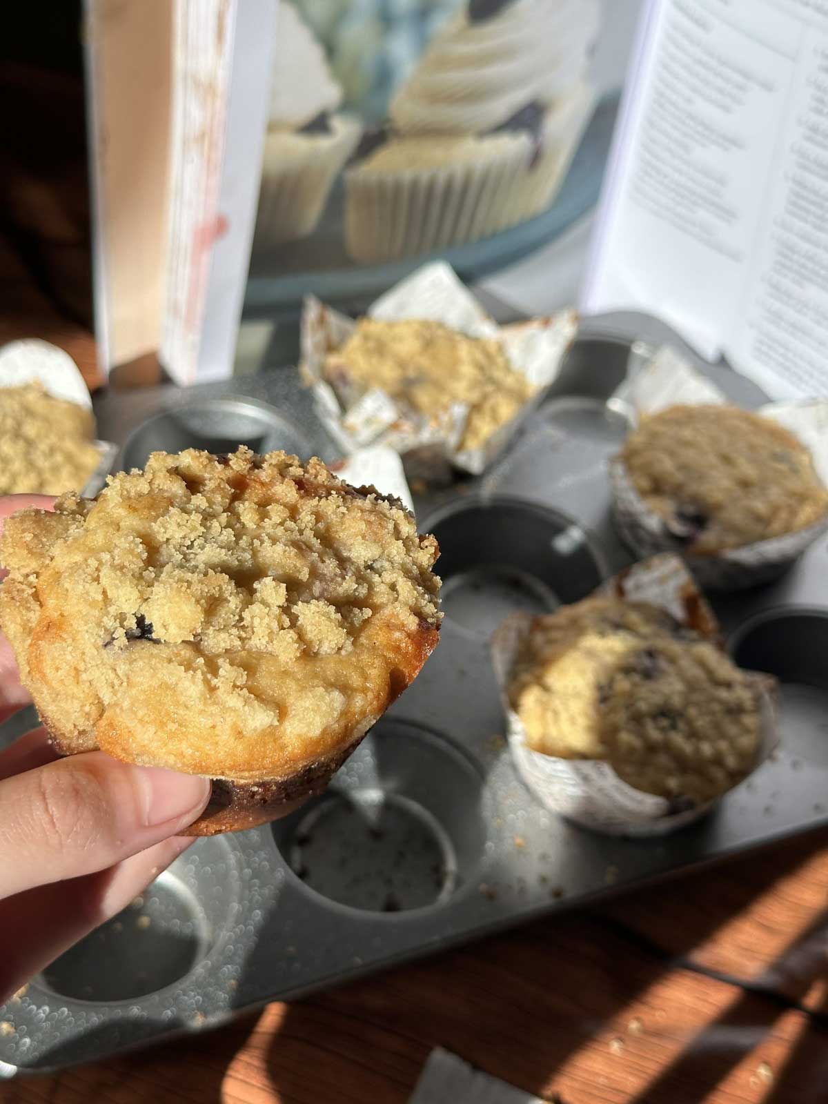 Starbucks Copycat Blueberry Muffins