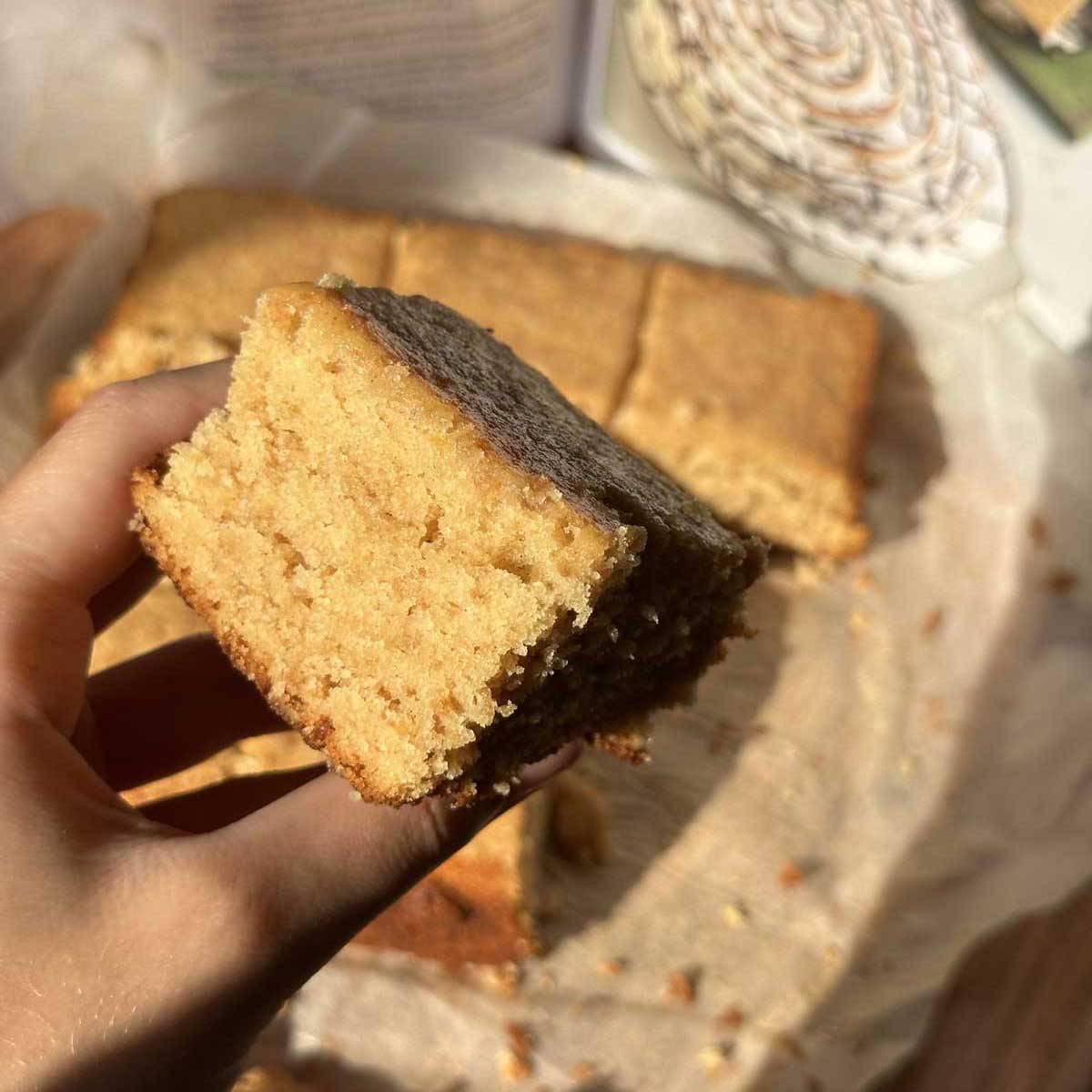 S’mores fluffy Cake