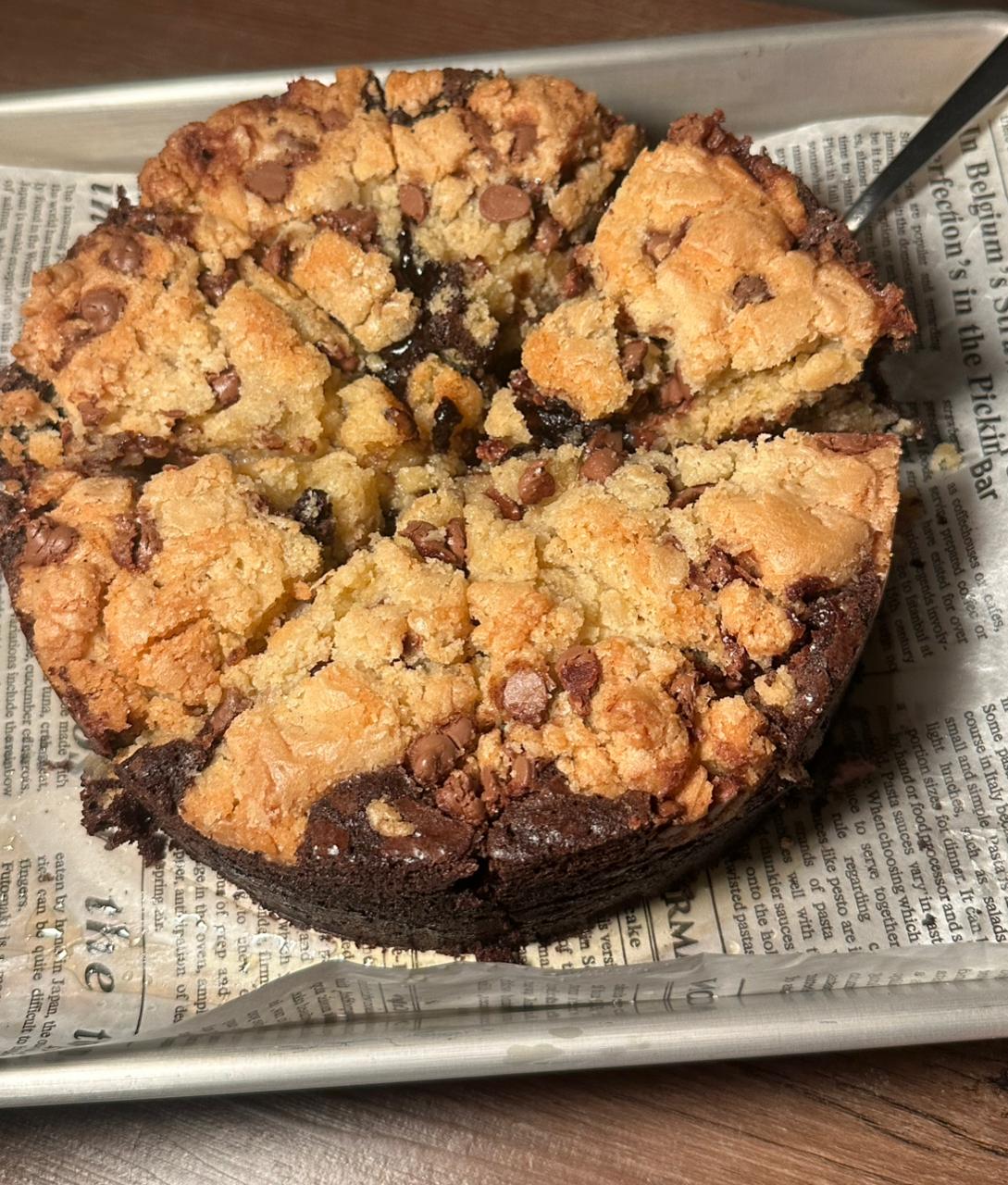 Gooey Cookie Chocolate Cake