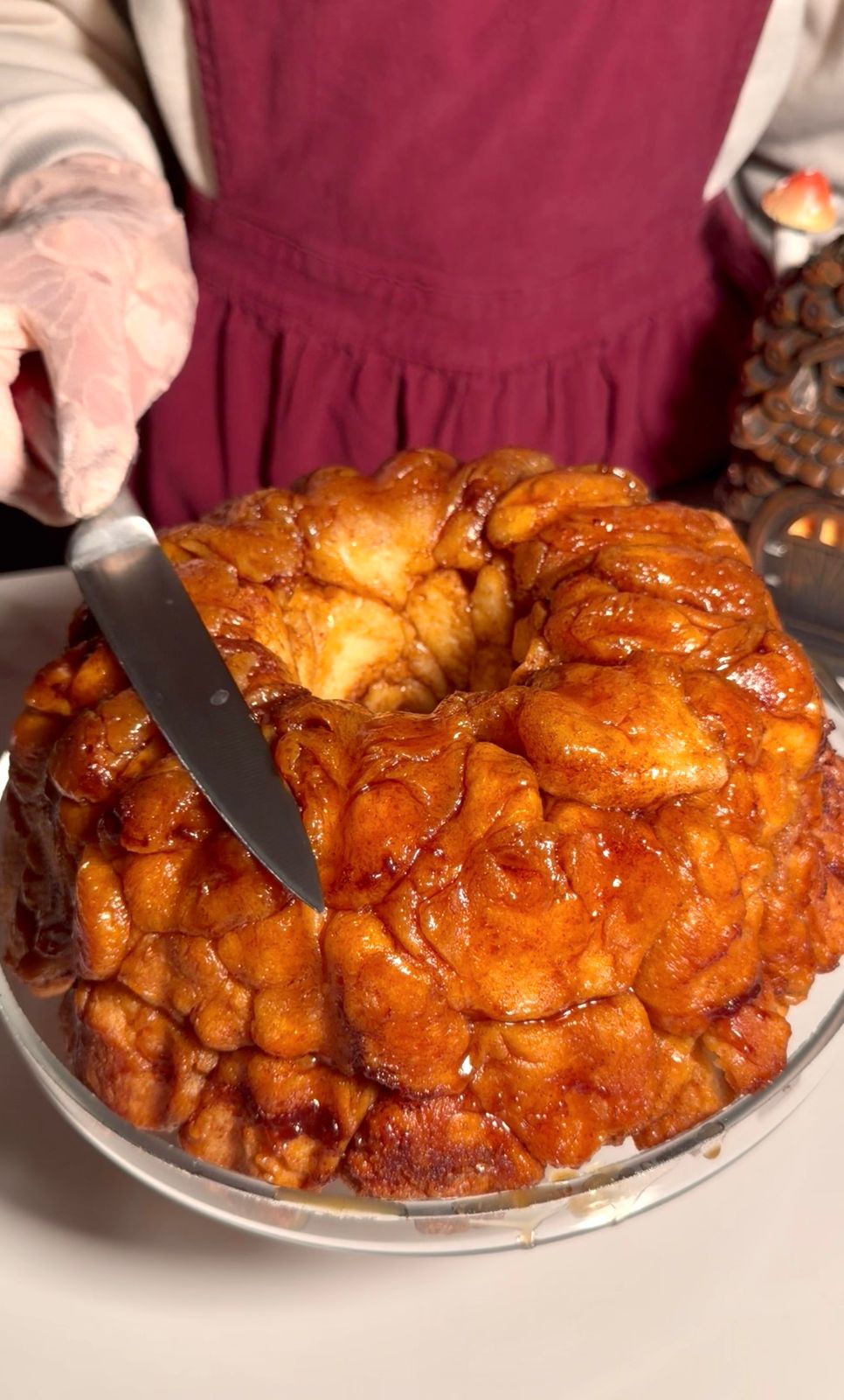 Homestyle Sticky Cinnamon Cake