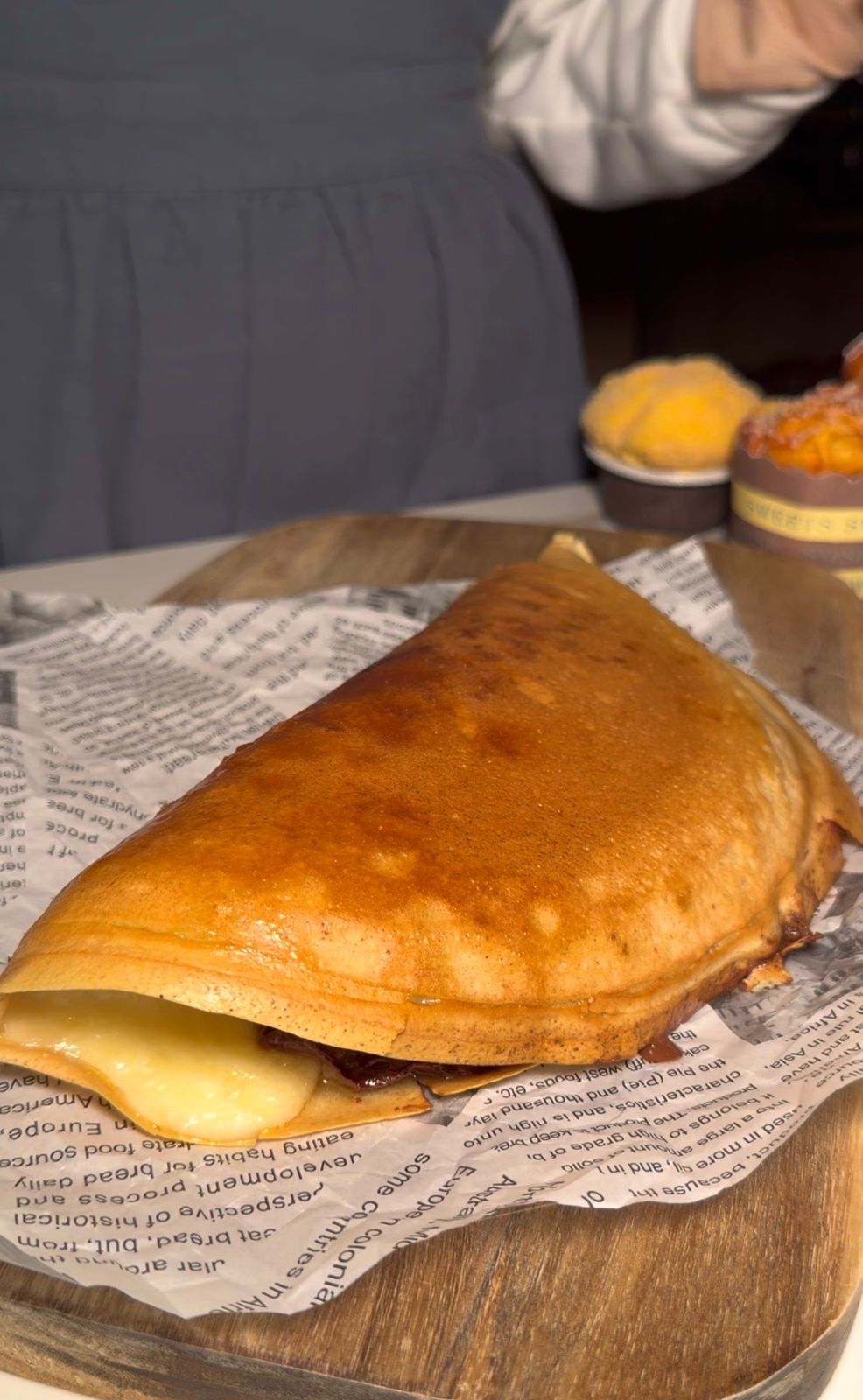 Golden Giant Stuffed Bubble Cake