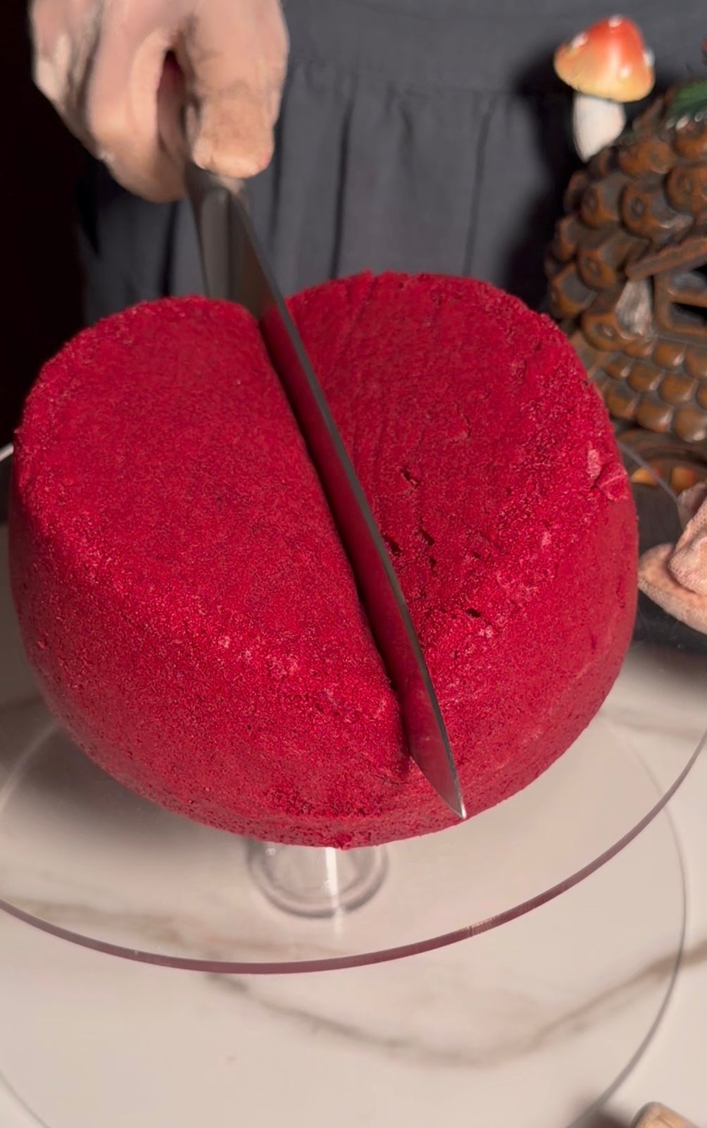 Ultra Soft Red Velvet Pot Cake (no-oven)