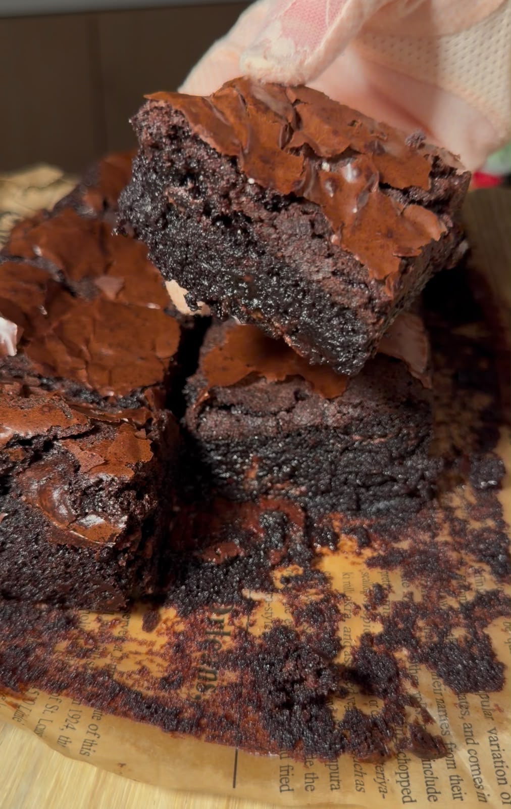 Ultimate Fudgy Crackly Top Brownies