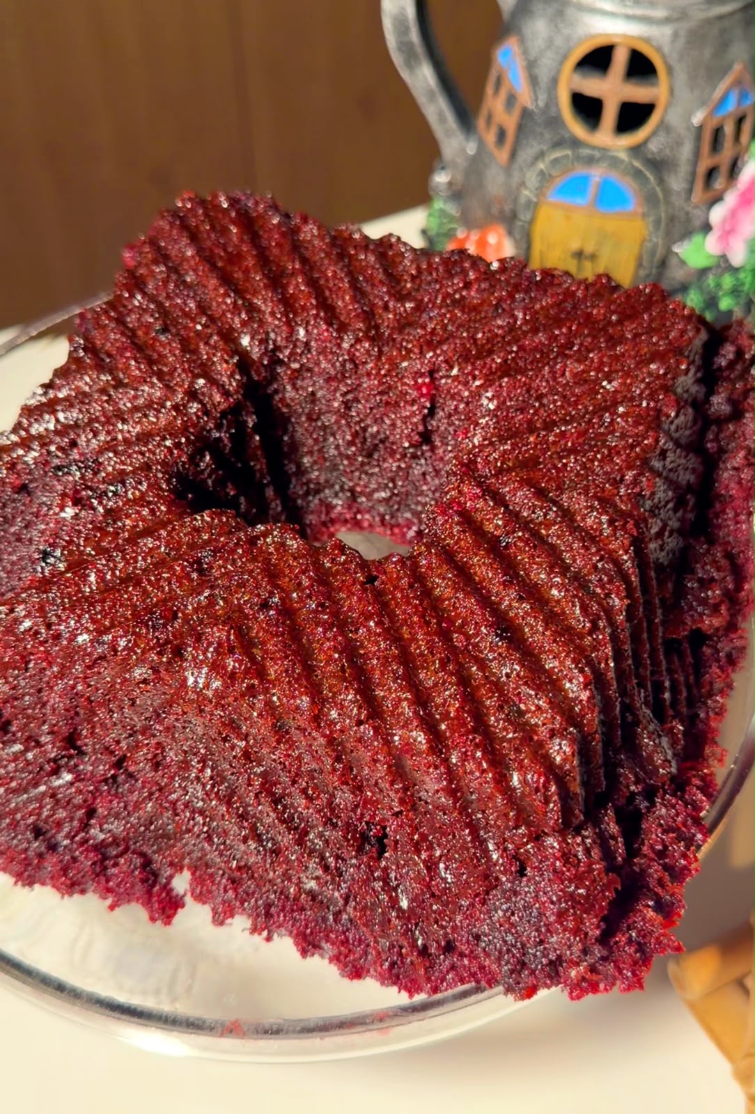 Giant Fudge Red Velvet Cake