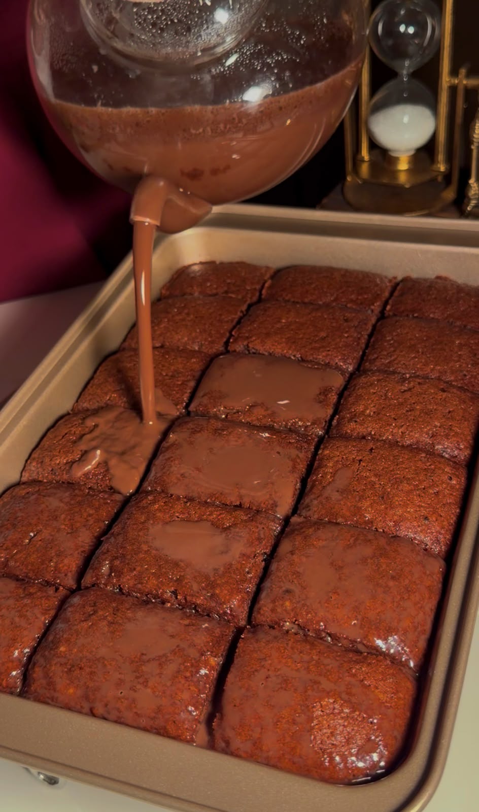 Bakery-Soft Hot Chocolate Cake Squares