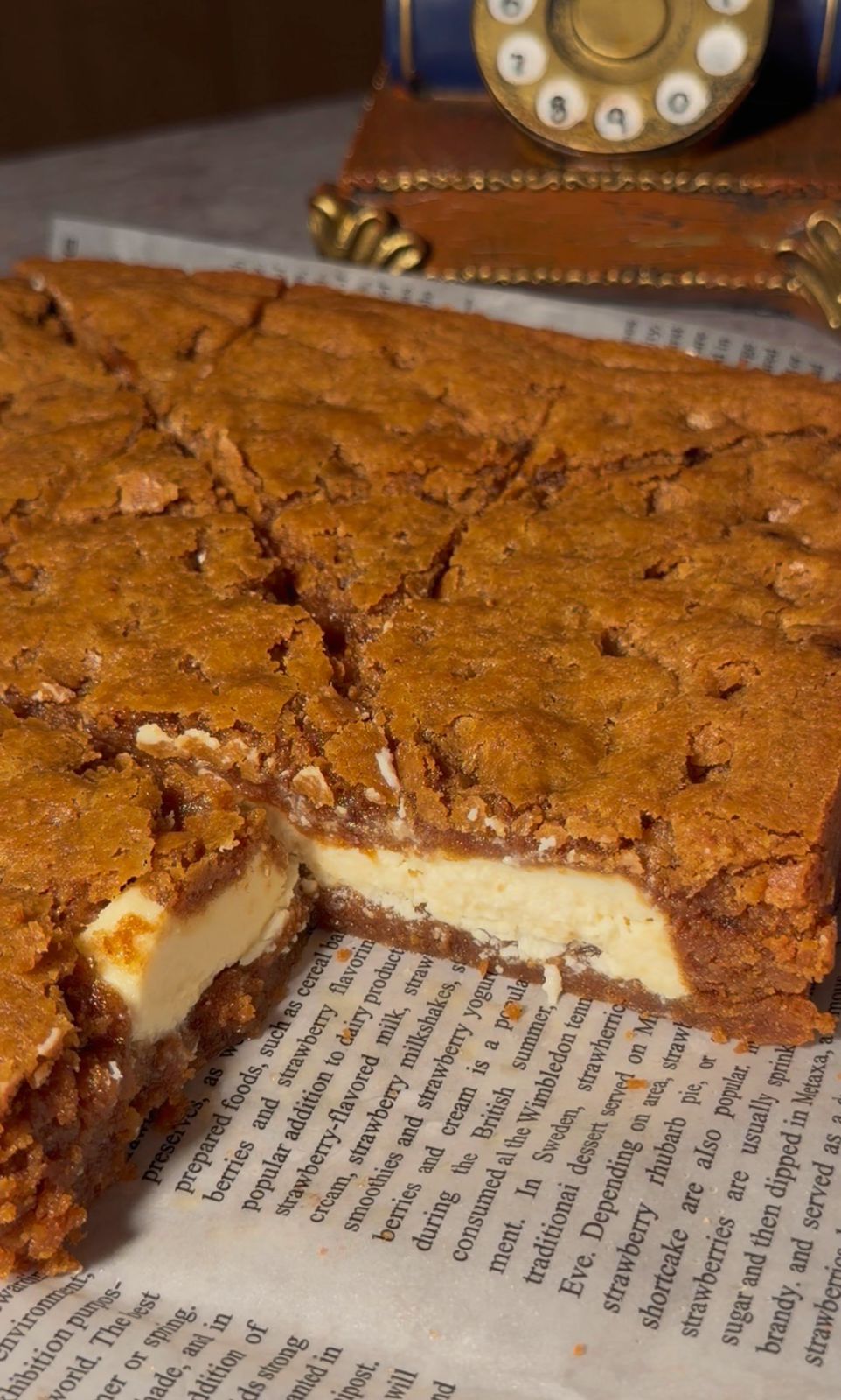 White Chocolate Fudge Blondies